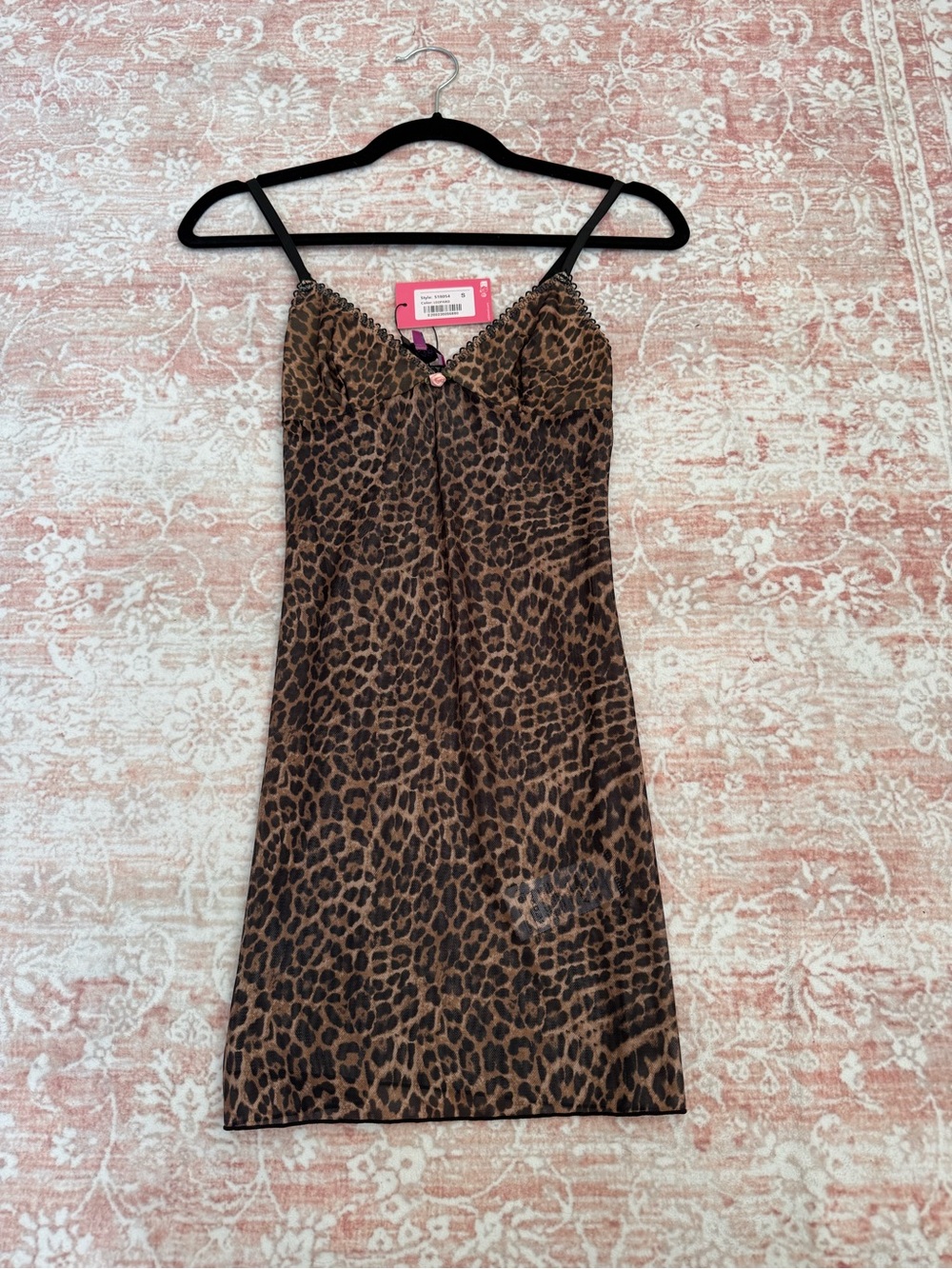 Edikted Leopard Print Slip Dress